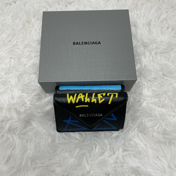 Balenciaga Handbags - Graffiti Balenciaga compact wallet